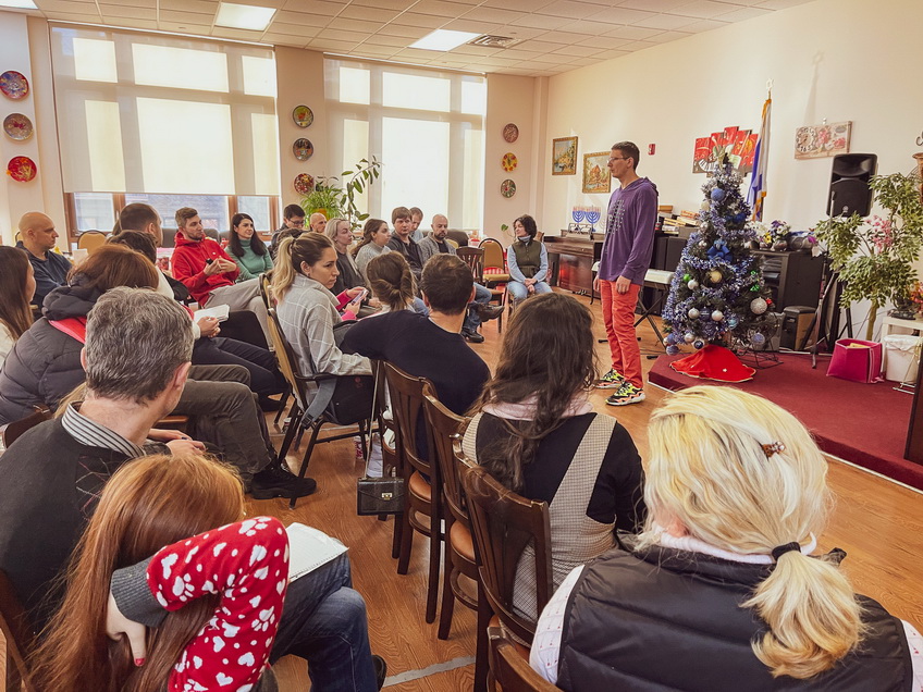 Встреча со студентами на Брайтоне