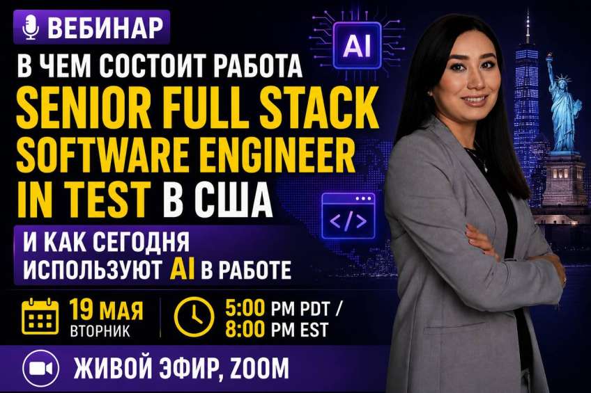 Вебинар: В чем состоит работа в США и как сегодня используют AI в работе