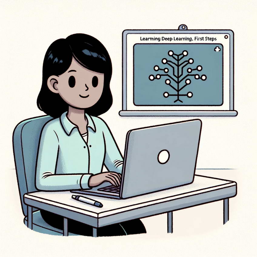 Learning deep learning: the first steps
