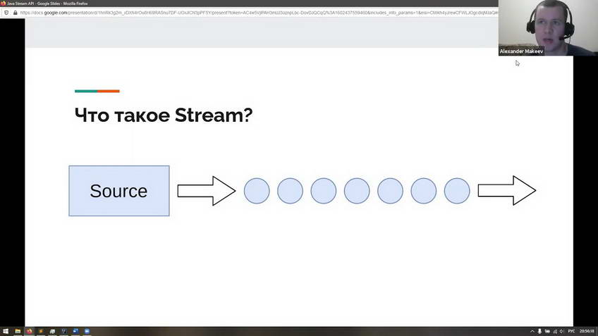 "Java Stream API" — Alexander Makeev