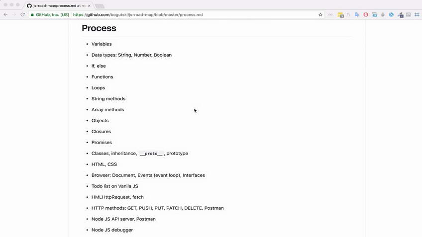 JS. Getting started