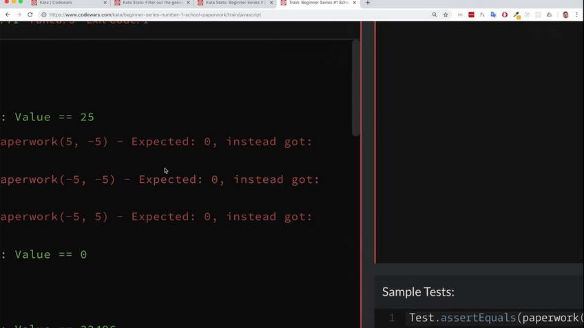 Codewars kata: Beginner Series #1 School Paperwork